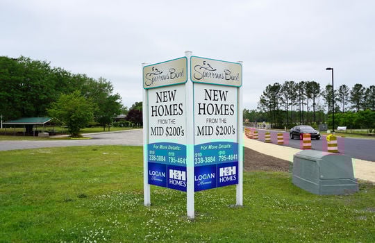 Sparrows Bend - Builder Sign