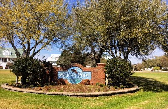 Pelican Point - Entrance Sign