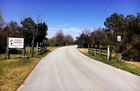 Pelican Point - Private Propert Sign