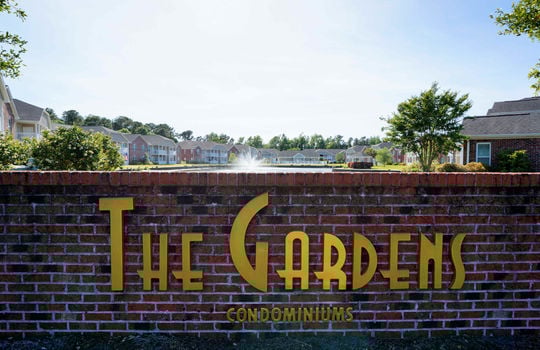The Gardens - Entrance Sign