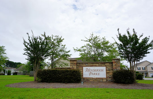 Johnson Farm - Henderson Parke - Entrance Sign