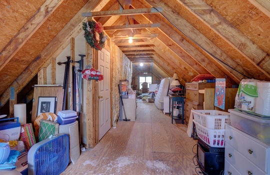 Unfinished Attic Space