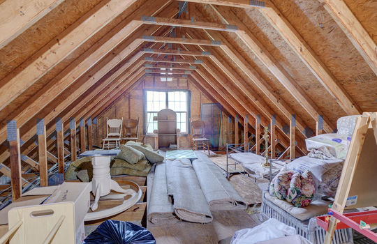 Unfinished Attic Space