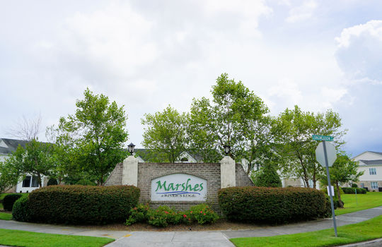 The Marshes at Rivers Edge Entrance Sign