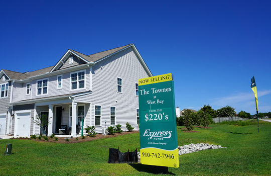 The Townes Construction Sign