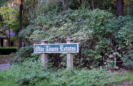 Olde Towne Estates - Entrance Sign