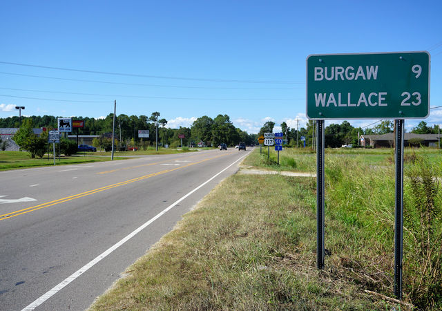 Rocky Point - Burgaw and Wallace Sign