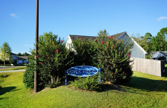 River Ridge - Entrance Sign
