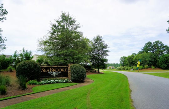 SeaBrooke - Entrance Sign