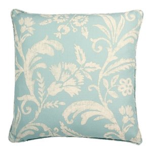 Bay Isle Home - Provincetown Floral Pattern Printed Throw Pillow
