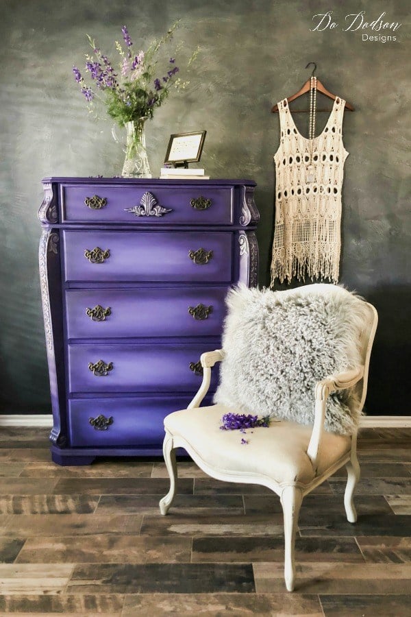 Do Dodson Designs - Amethyst Purple Dresser - The Cameron Team