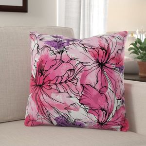 Winston Porter - Marez Floral Print Throw Pillow