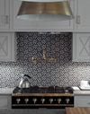 Alecia Stevens Interiors - Bold Pinwheel Tile Backsplash