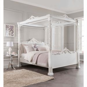 Homes Direct 365 - Lincoln Four-Poster Antique French Style Bed
