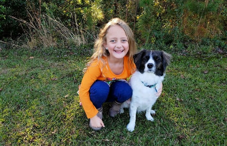 Rachel's Daughter and Dog