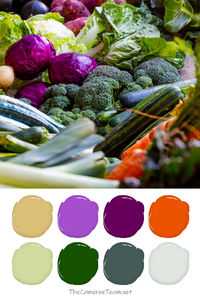Mixed Vegetables Color Palette - The Cameron Team