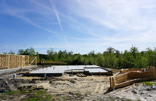 Example Home Under Construction