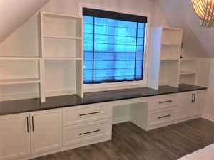 Closets & Things - Built-in Desk and Shelves