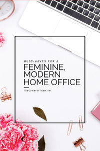 Must-Haves for a Feminine, Modern Home Office