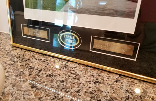 Gold Parade of Homes Winner - Catherine's Cove