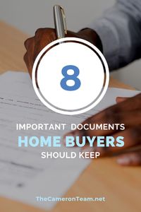 8 Important Documents Home Buyers Should Keep