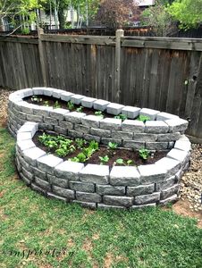 Inspiration for Moms - Stone Raised Garden Beds