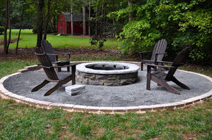 The Collected Interior - Fire Pit and Seating Area
