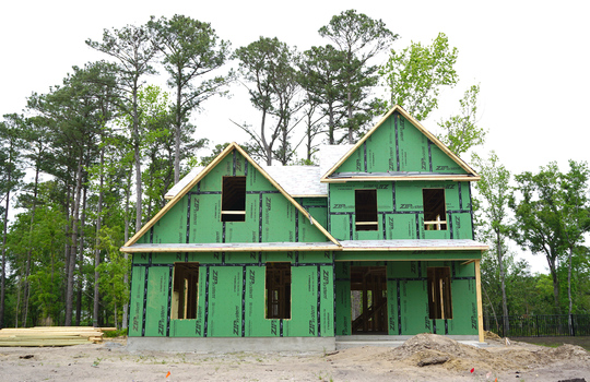 Canby Oaks - Example Home Under Construction