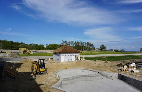 Salters Haven - Swimming Pool Under Construction