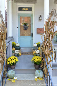 Yellow and Green Porch - Home Stories A to Z