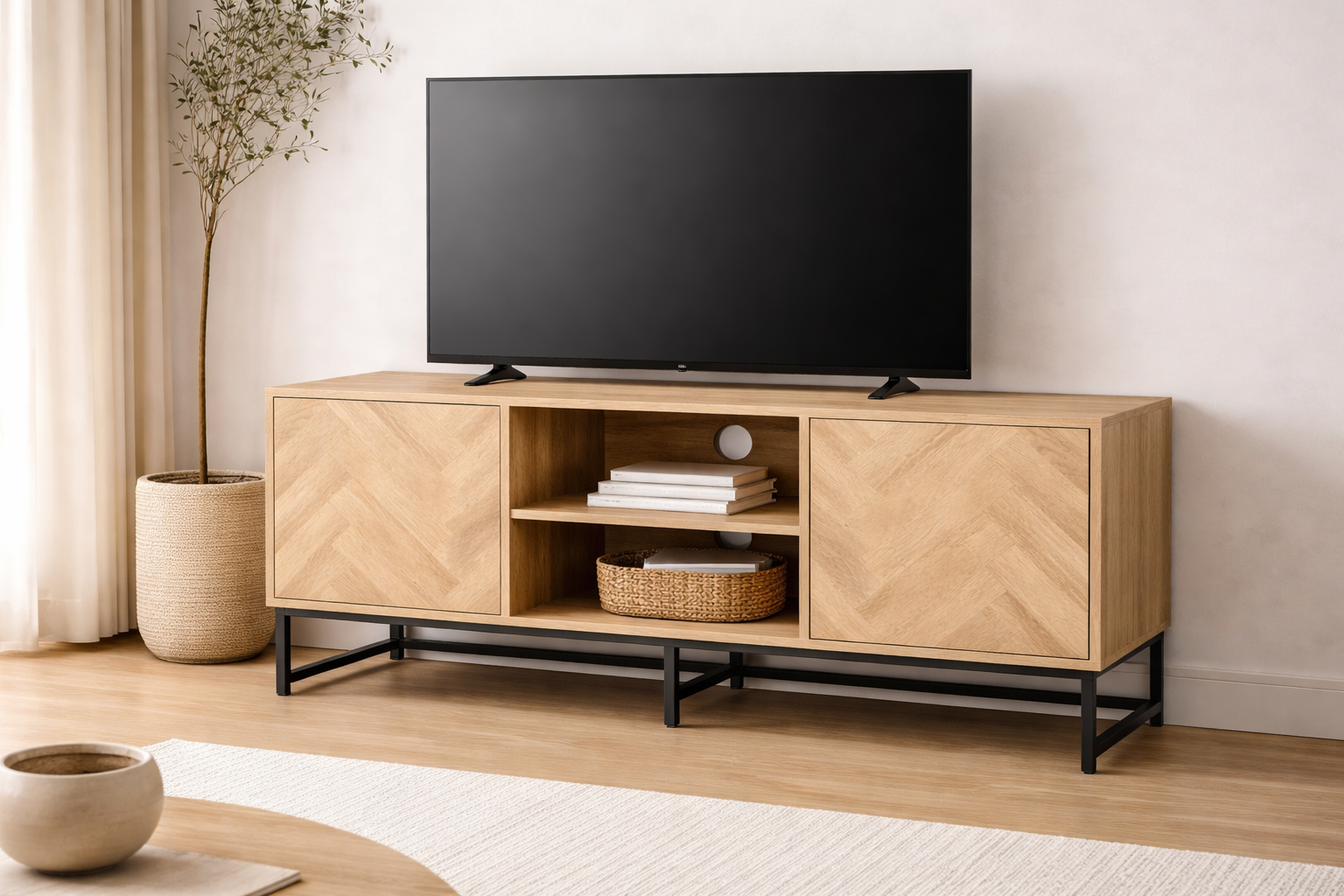 Japandi Console Table