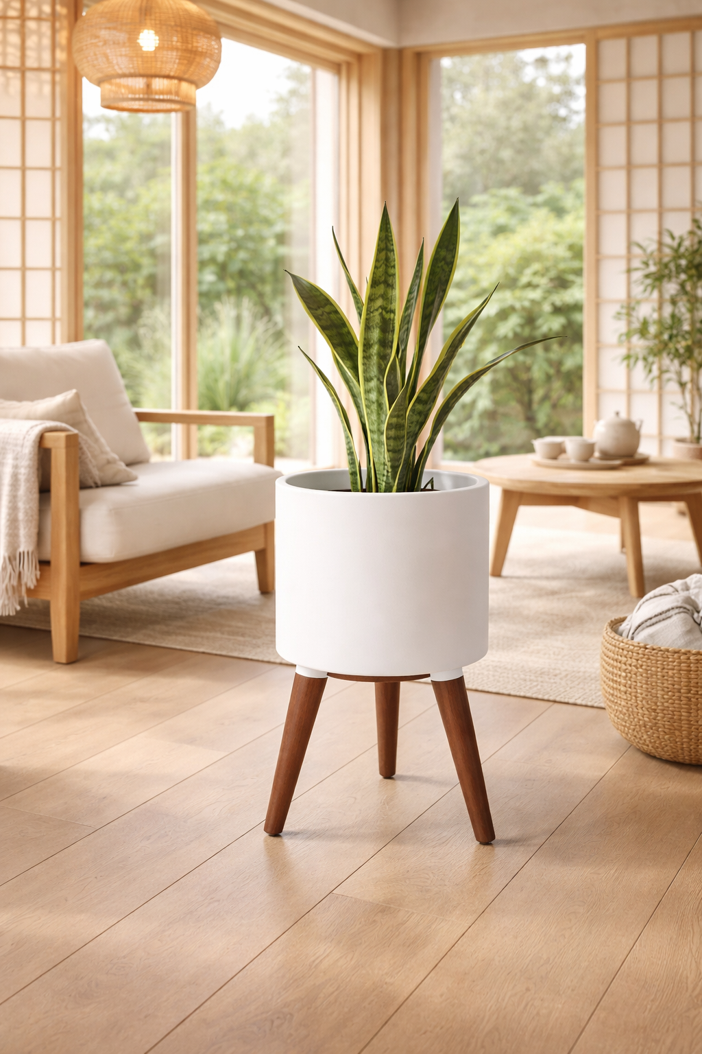 Japandi Style Planter