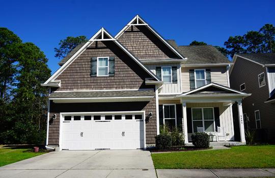 A two-story home in The Park at Willowick