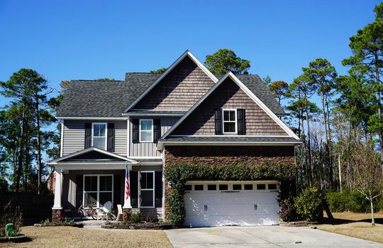 A two-story home in The Park at Willowick