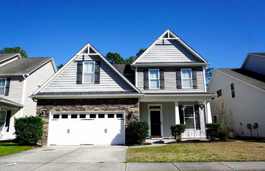 A two-story home in The Park at Willowick