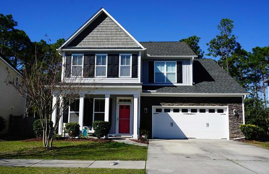 A two-story home in The Park at Willowick