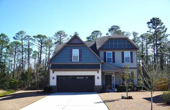 A two-story home in The Park at Willowick