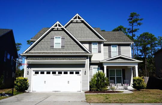 A two-story home in The Park at Willowick