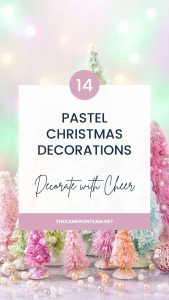 14 Pastel Christmas Decorations