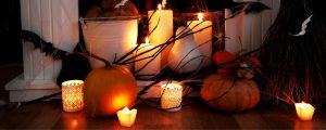 How to Make Your Fireplace Mantel Spooktacular