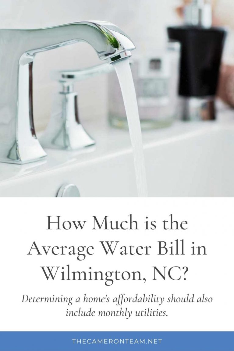 How Much is the Average Water Bill in Wilmington, NC?