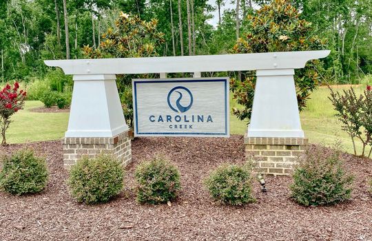 Carolina Creek &#8211; Entrance Sign