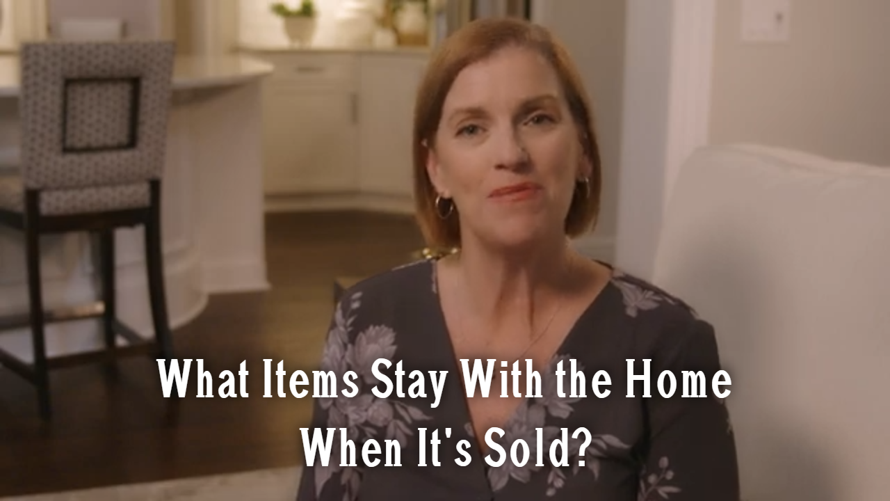 What Items Stay with the Home When Its Sold?