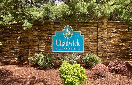 Chadwick Shores Waterfront Community - Entrance Sign