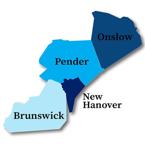 Southeastern North Carolina Map