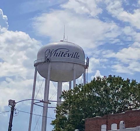 Whiteville in Columbus County - Water Tower
