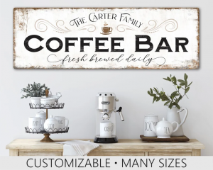 MayberryCorner - Farmhouse Style Coffee Sign