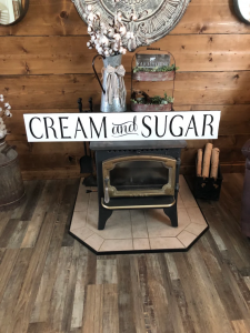 PinkSiloCo - Cream and Sugar Sign