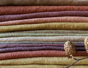 RambleAndRoots - Plant Dyed Cotton-Linen Fabric