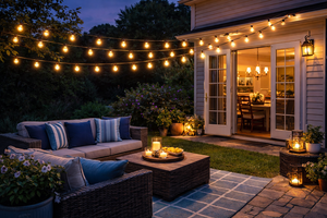 GLUROO 60FT LED Outdoor Patio Lights
